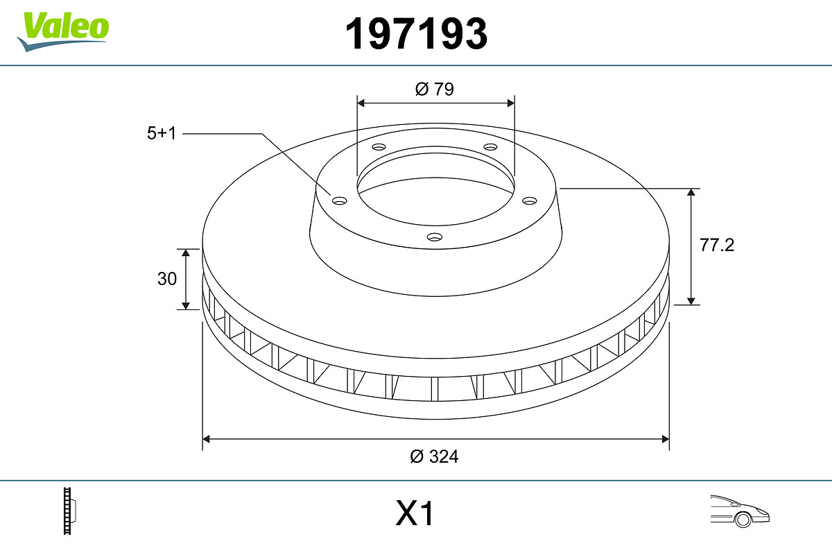 Discofreno - 197193 VALEO